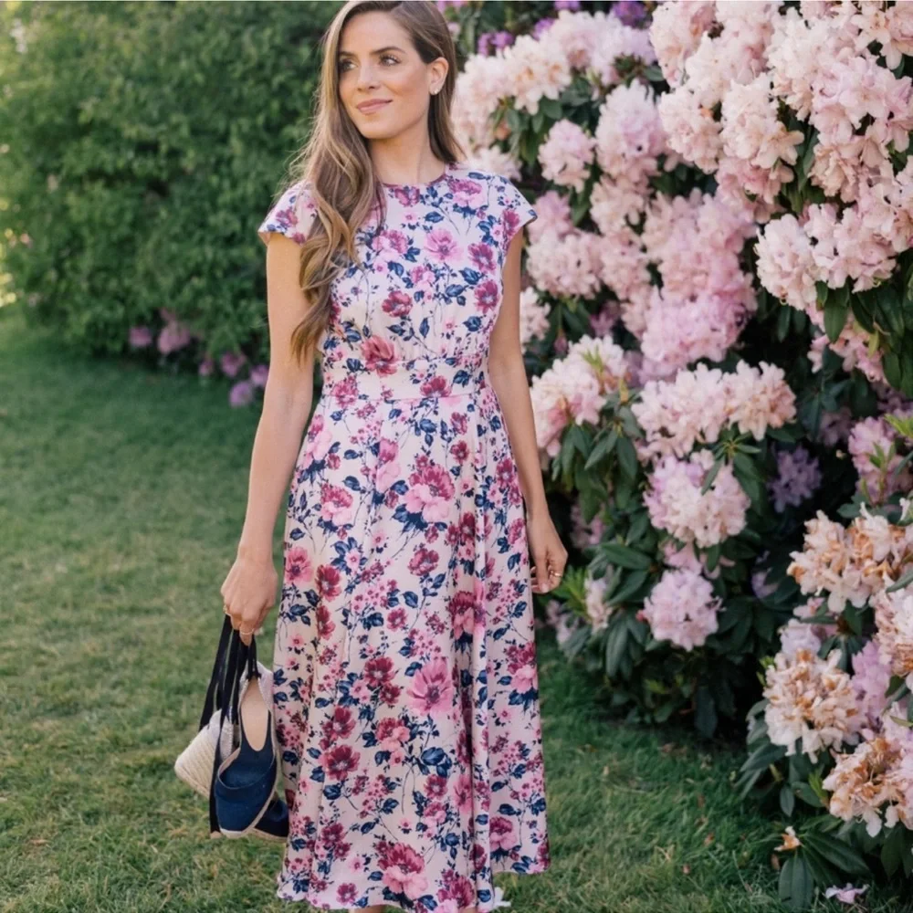 Gal Meets Glam Julia Floral Midi Dress | 10 NWT